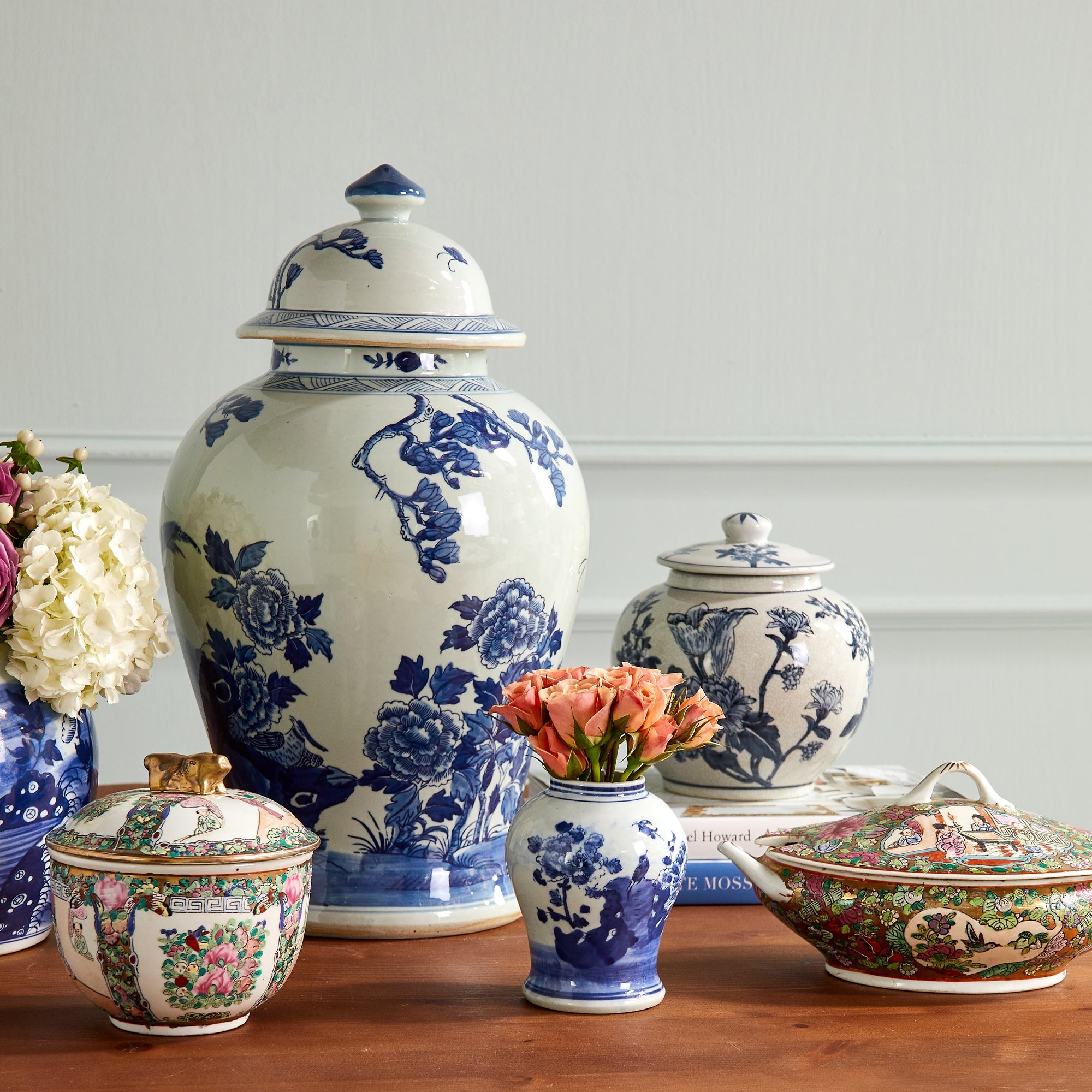 Blossom Tree Temple Jar