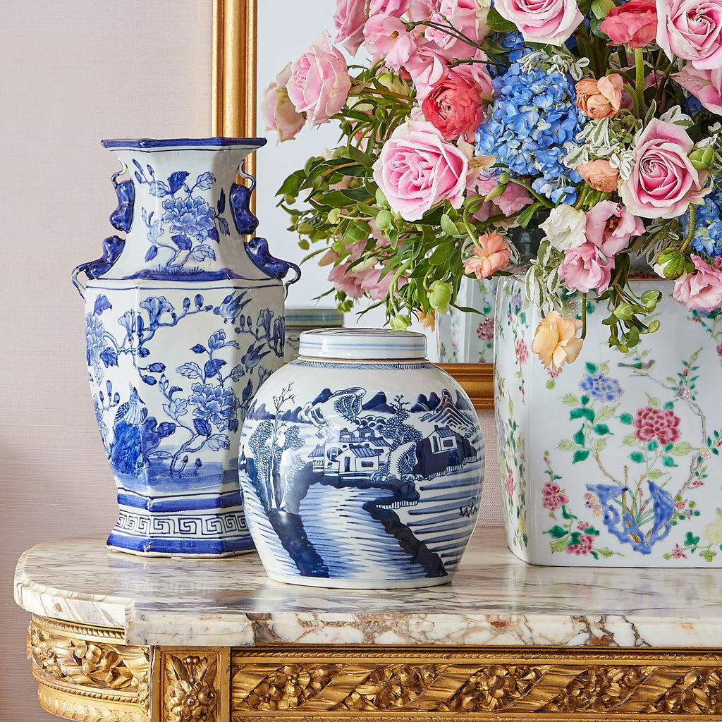 Landscape Lidded Jar