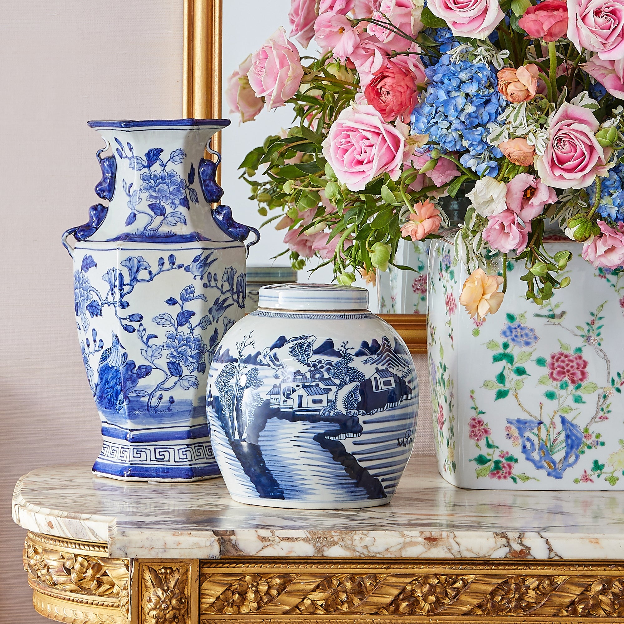 Landscape Lidded Jar